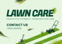 Lawn Care Services Postcard Image Preview