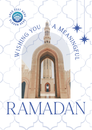 Greeting Ramadan Arch Flyer Image Preview