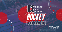 Sporty Ice Hockey Tournament Facebook ad Image Preview