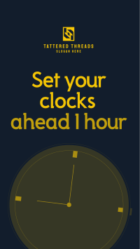 Daylight Saving Reminder TikTok Video Image Preview