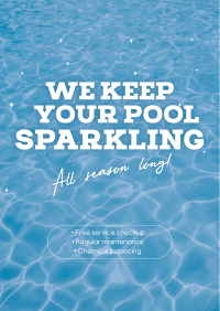 Sparkling Pool Services Flyer Image Preview