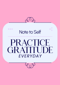 Positive Self Note Poster Image Preview