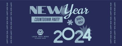 Countdown to New Year Facebook cover Image Preview