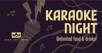 Karaoke Night Facebook ad Image Preview