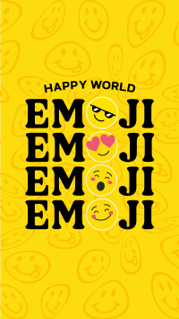 Reaction Emoji Facebook Story Design