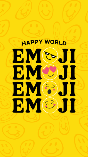 Reaction Emoji Facebook story Image Preview