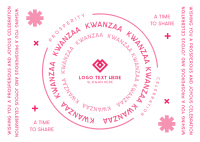 Kwanzaa Festival Postcard Design