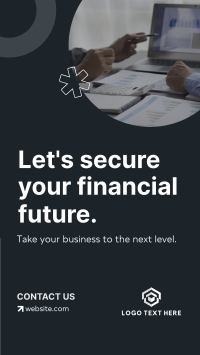 Financial Safety Business TikTok Video Design