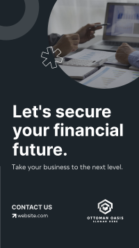 Financial Safety Business TikTok Video Image Preview