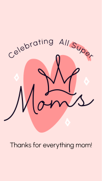 Super Moms Greeting Instagram reel Image Preview