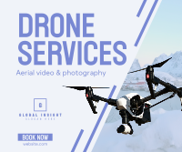 Professional Drone Service Facebook Post Design