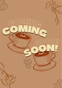 Cafe Coming Soon Flyer Design