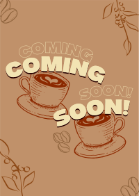 Cafe Coming Soon Flyer Image Preview