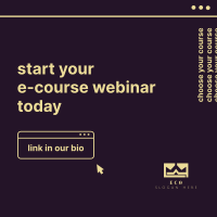 E-Course Webinar Instagram post Image Preview