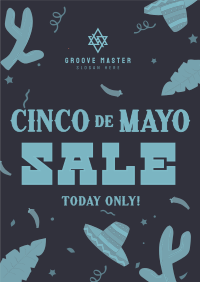 Cinco De Mayo Confetti Sale Poster Image Preview