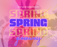 Exclusive Spring Giveaway Facebook post Image Preview