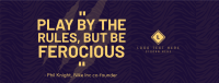 Being Ferocious Facebook cover Image Preview