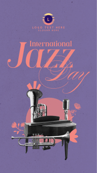 Modern International Jazz Day Instagram reel Image Preview