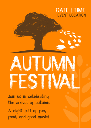 Autumn Leaf Trail Flyer Image Preview