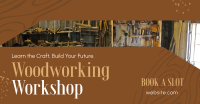 Woodworking Workshop Facebook Ad Preview