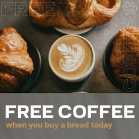 Bread and Coffee Instagram Post Design