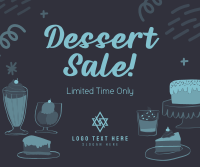 Discounted Desserts Facebook Post Design