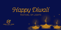 Happy Diwali Twitter Post Design
