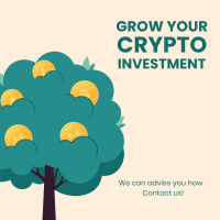 Cryptocurrency Tree Instagram post Image Preview