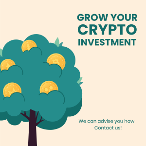 Cryptocurrency Tree Instagram post Image Preview