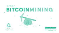 Start Crypto Mining Facebook Event Cover Design