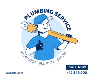Plumber Guy Facebook post Image Preview