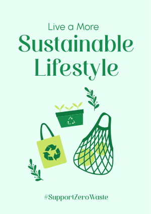 Sustainable Living Flyer Image Preview