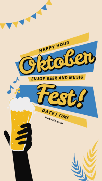 Oktoberfest Beer Promo Instagram reel Image Preview