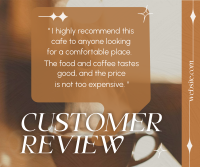Shiny Coffee Testimonial Facebook post Image Preview
