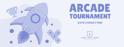 Arcade Tournament Facebook cover Image Preview