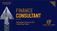 Finance Consultant Facebook Event Cover Design