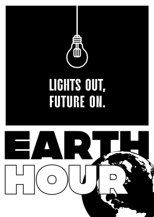 Earth Hour Movement Poster Image Preview