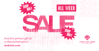 Playful All Week Sale Facebook ad Image Preview