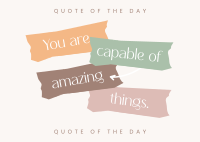 Motivational Quotes Postcard Image Preview