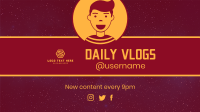 Daily Vlogger YouTube cover (channel art) Image Preview