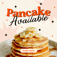 Pancakes Now Available Instagram Post Design