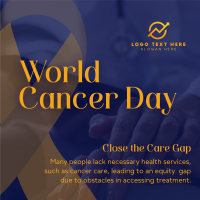 World Cancer Day Awareness Instagram Post Design