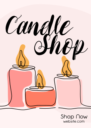Candle Line Flyer Image Preview