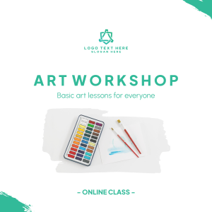 Art Class Workshop Instagram post Image Preview