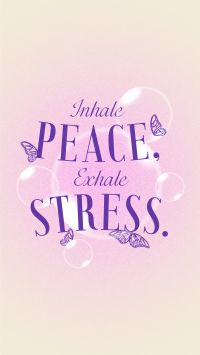 Relaxation Breathing  Quote Instagram reel Image Preview