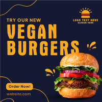 Vegan Burger Buns  Instagram Post Design