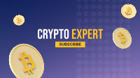 Crypto Channel Expert YouTube Banner Design