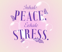 Relaxation Breathing  Quote Facebook Post Design