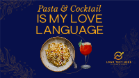 Minimalist Pasta Quote Animation Preview