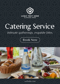 Elegant Catering Service Poster Design